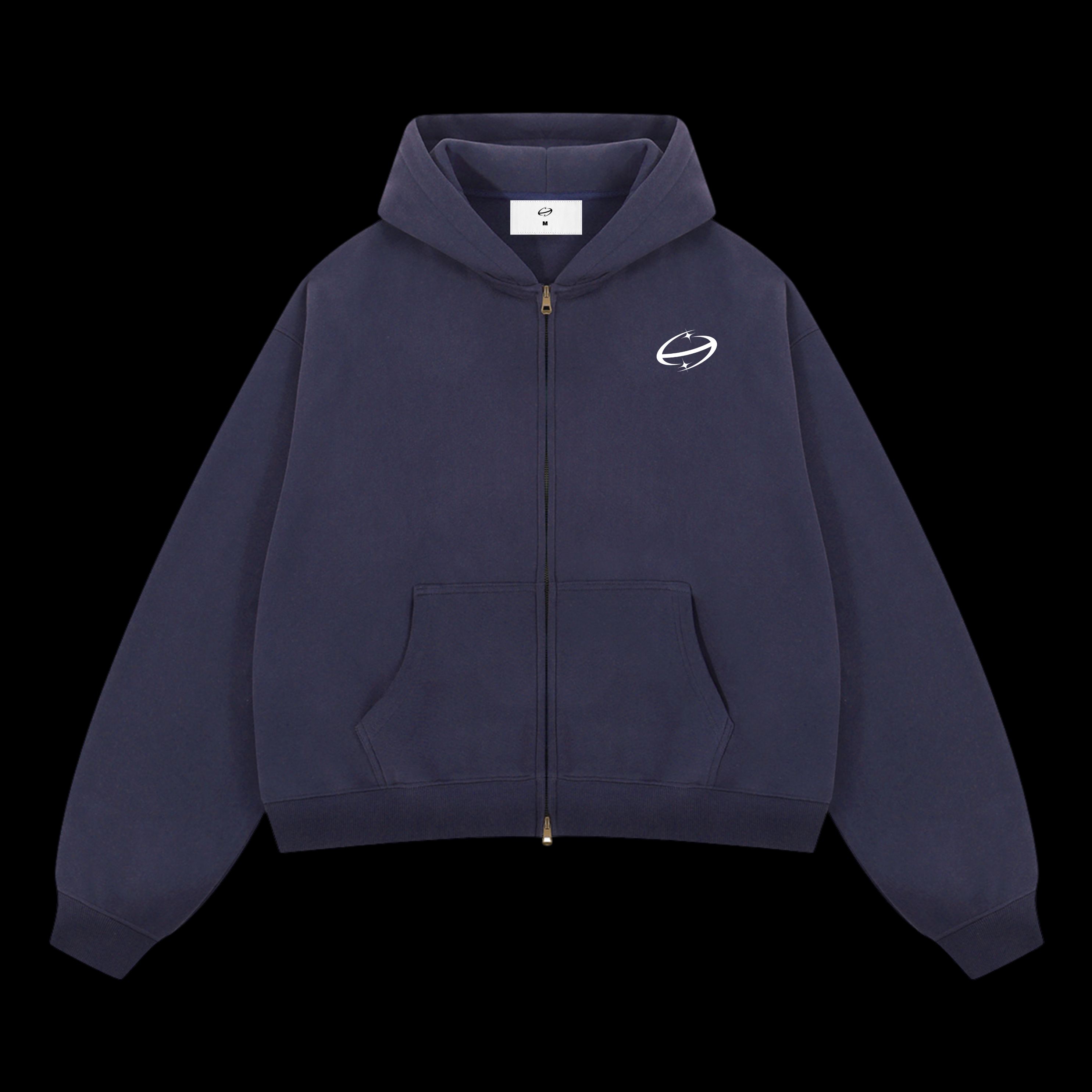 First Pulse Navy Zipper Hoodie