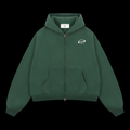 First Pulse Pine Green Zipper Hoodie
