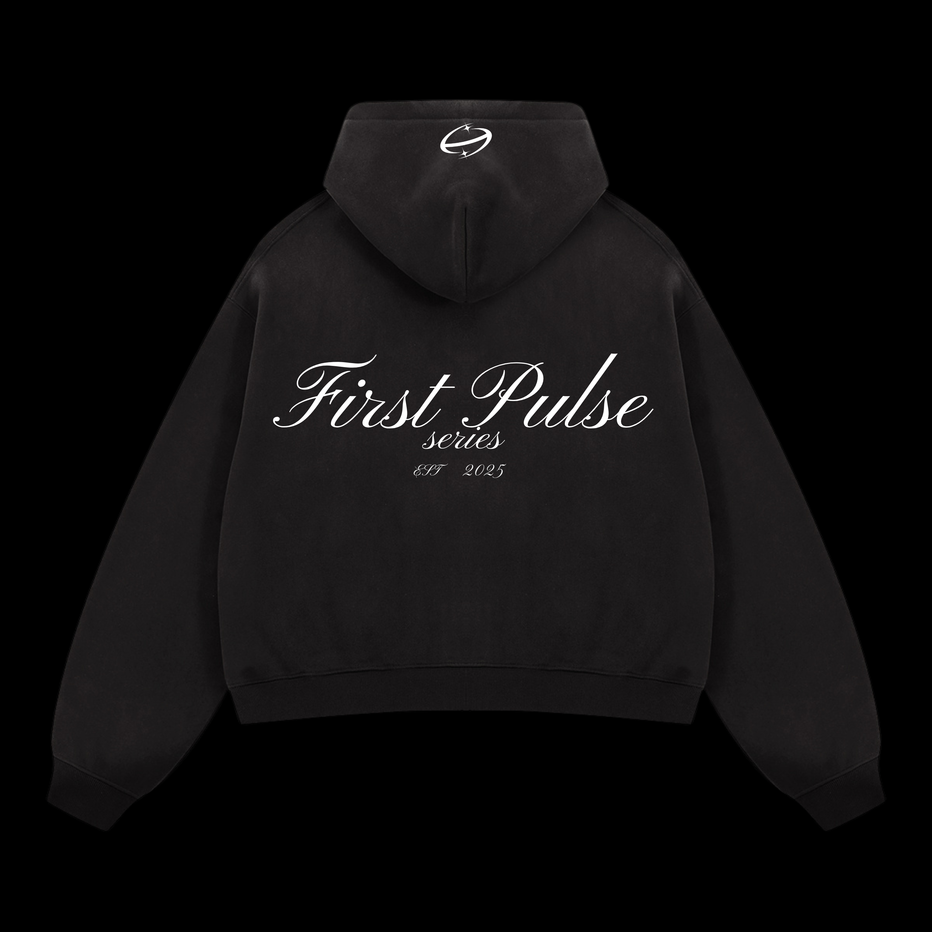 First Pulse Black Zipper Hoodie – Haven Universal